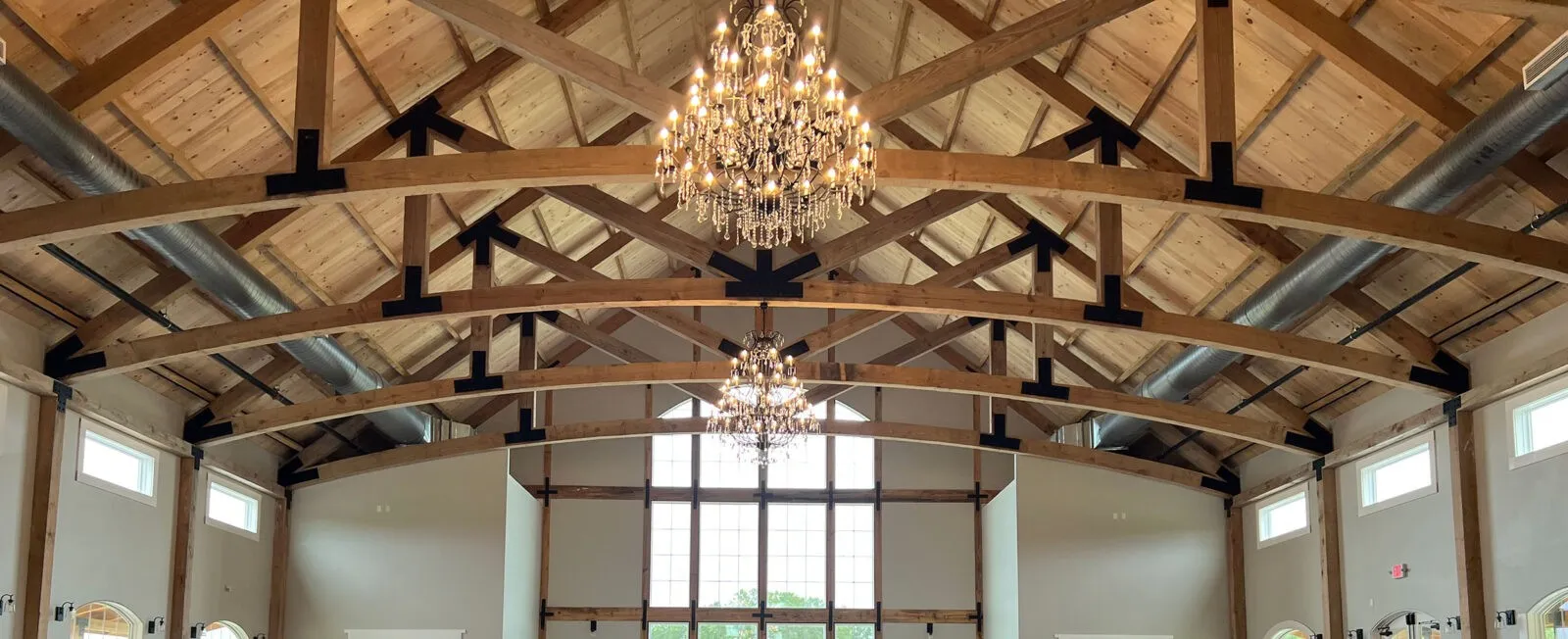 Birchwood Meadow Wedding Venue Chandelier
